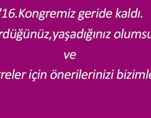 16. Türk Kolon ve Rektum Cerrahisi Kongresi için Görüş ve Öneri 16. Türk Kolon ve Rektum Cerrahisi Kongresi için Görüş ve Öneri